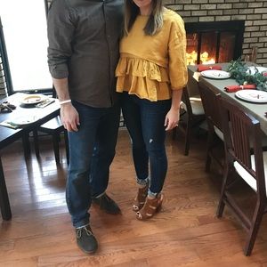 Loft Goldenrod Cardigan XS